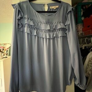 long sleeve loft business top!